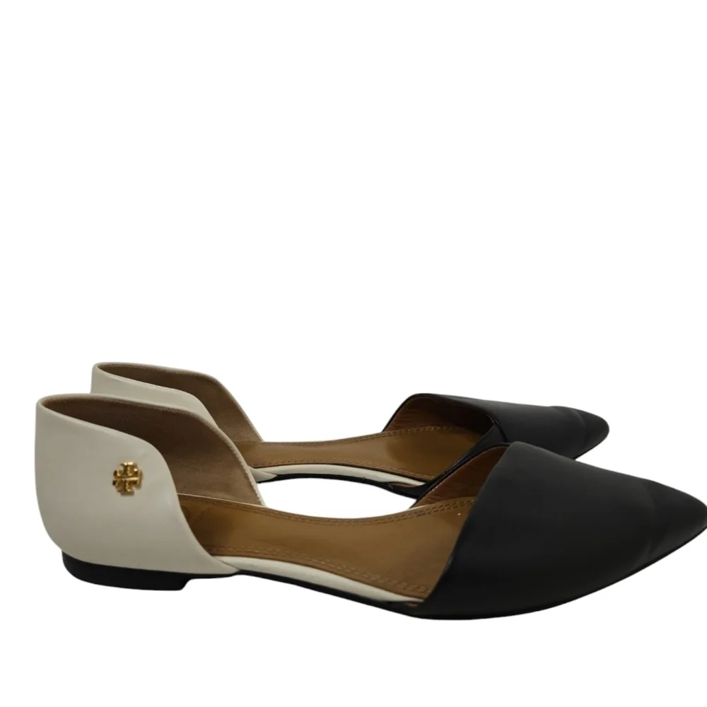 Tory Burch Leather D'Orsay Flats Size 7M